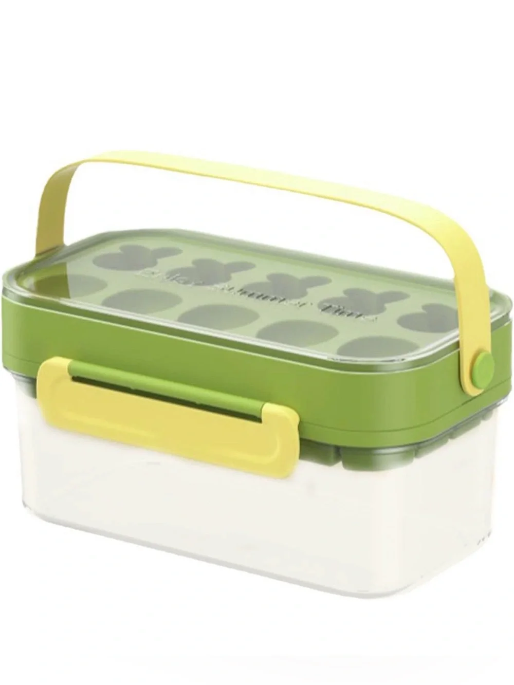 Rabbit Panda Ice Mold Silicon Bottom Ice Cube Storage Container New